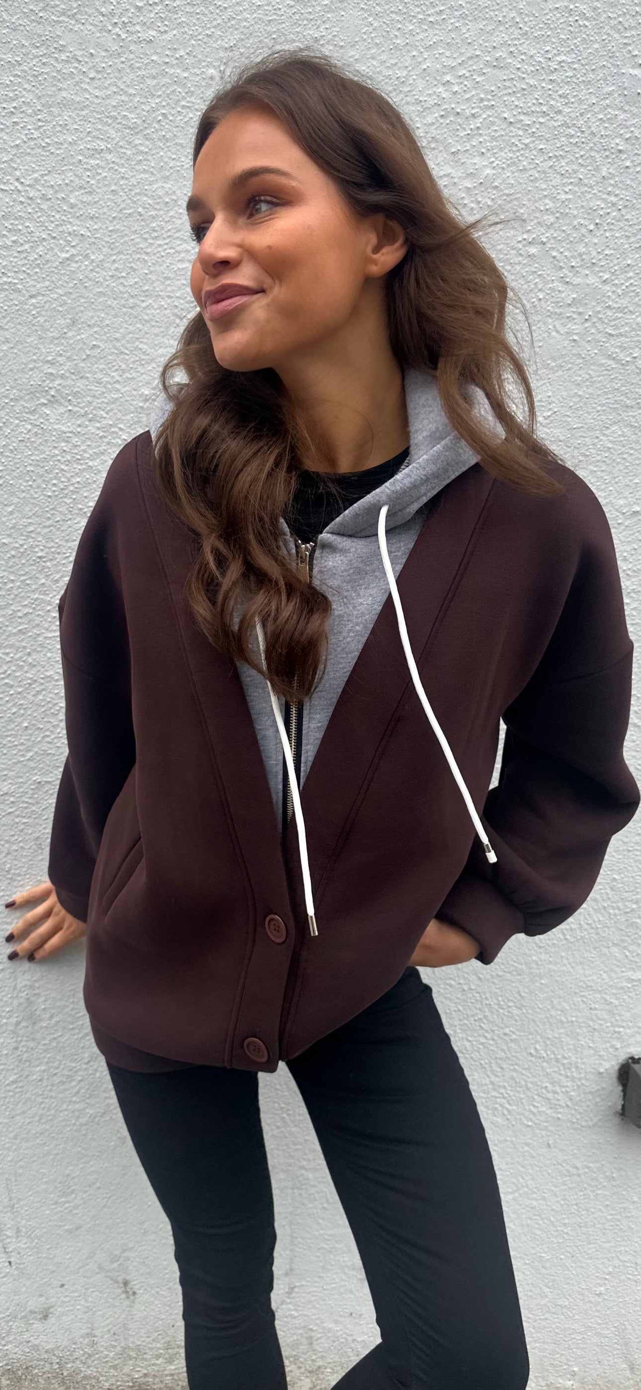 Brown Hood Jacket