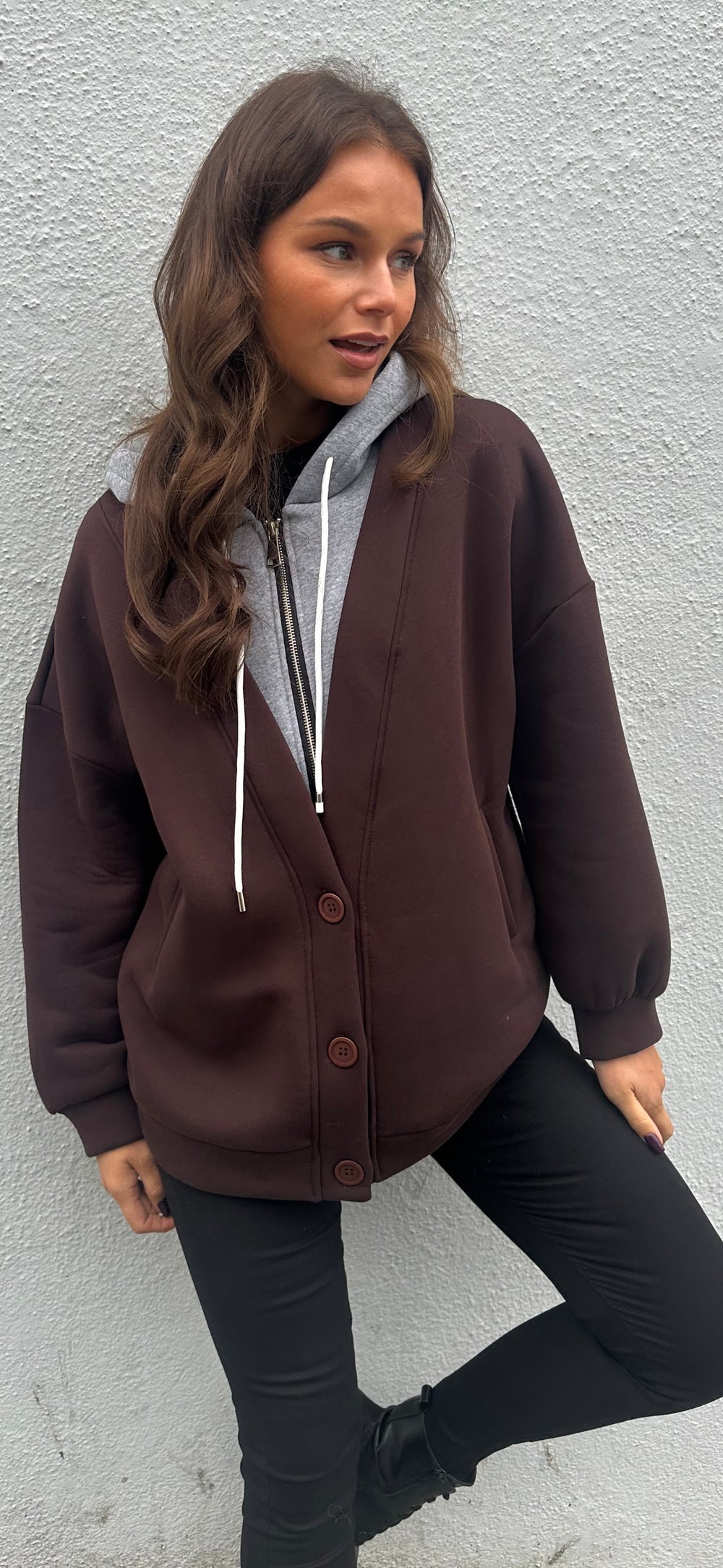 Brown Hood Jacket