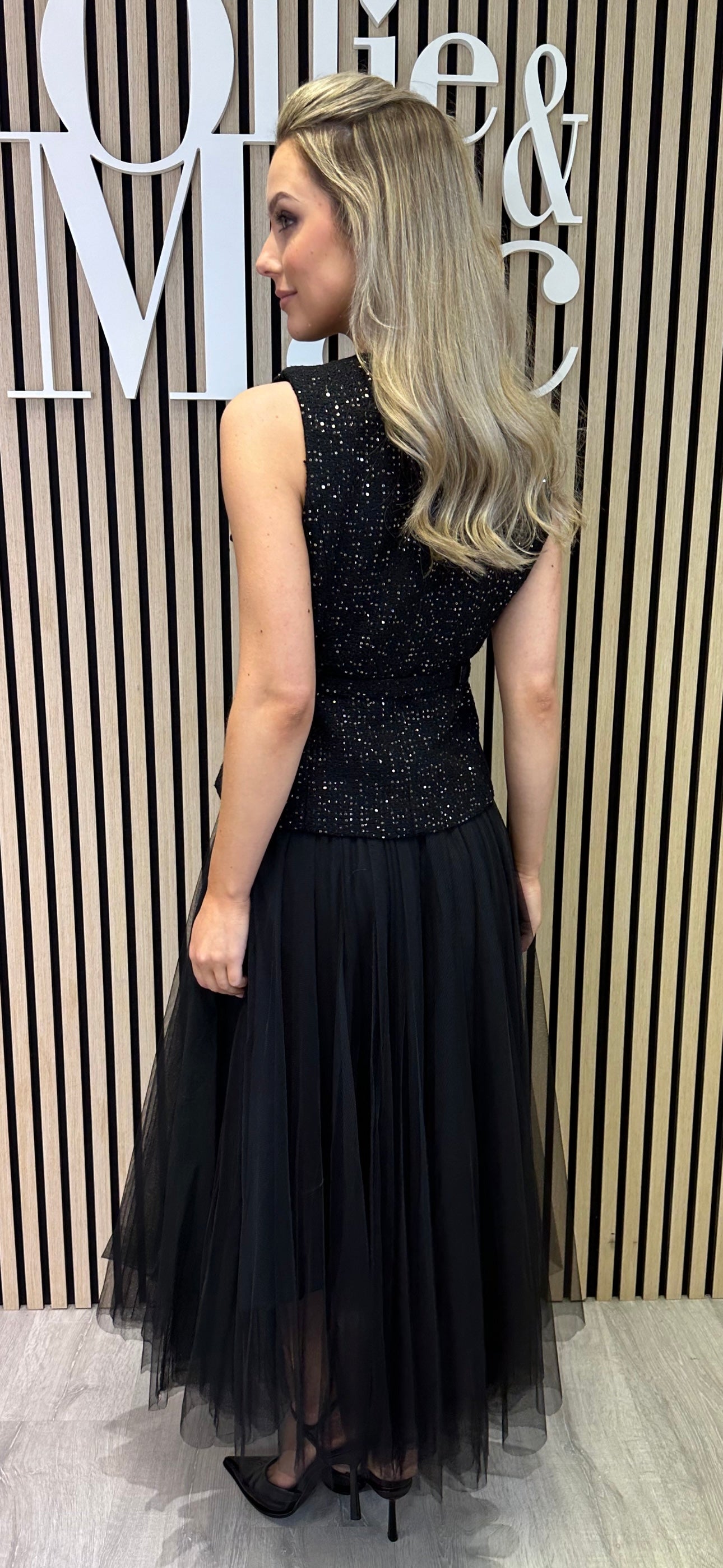 Black Tulle Skirt