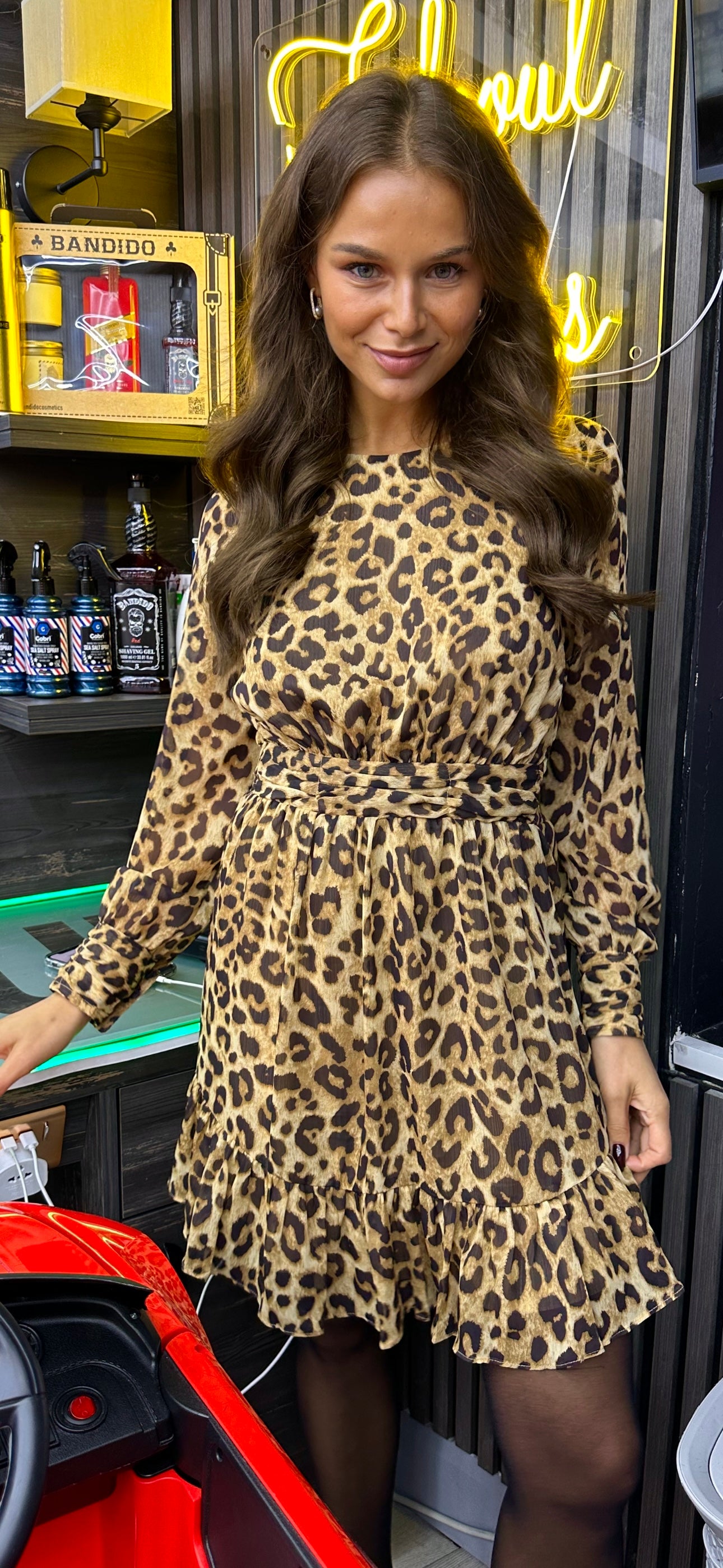 Leopard Mini Dress