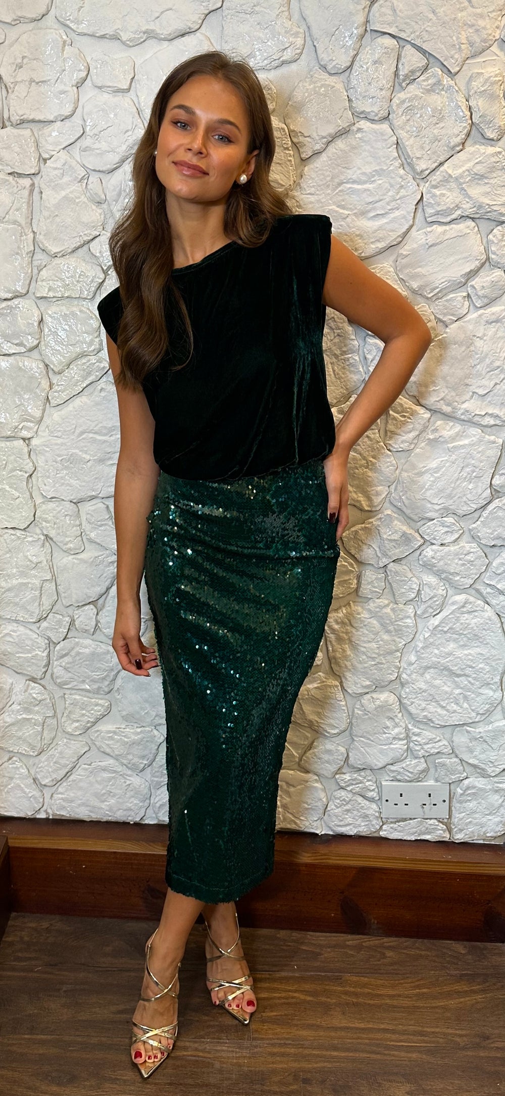 Alpine Sequin Midi