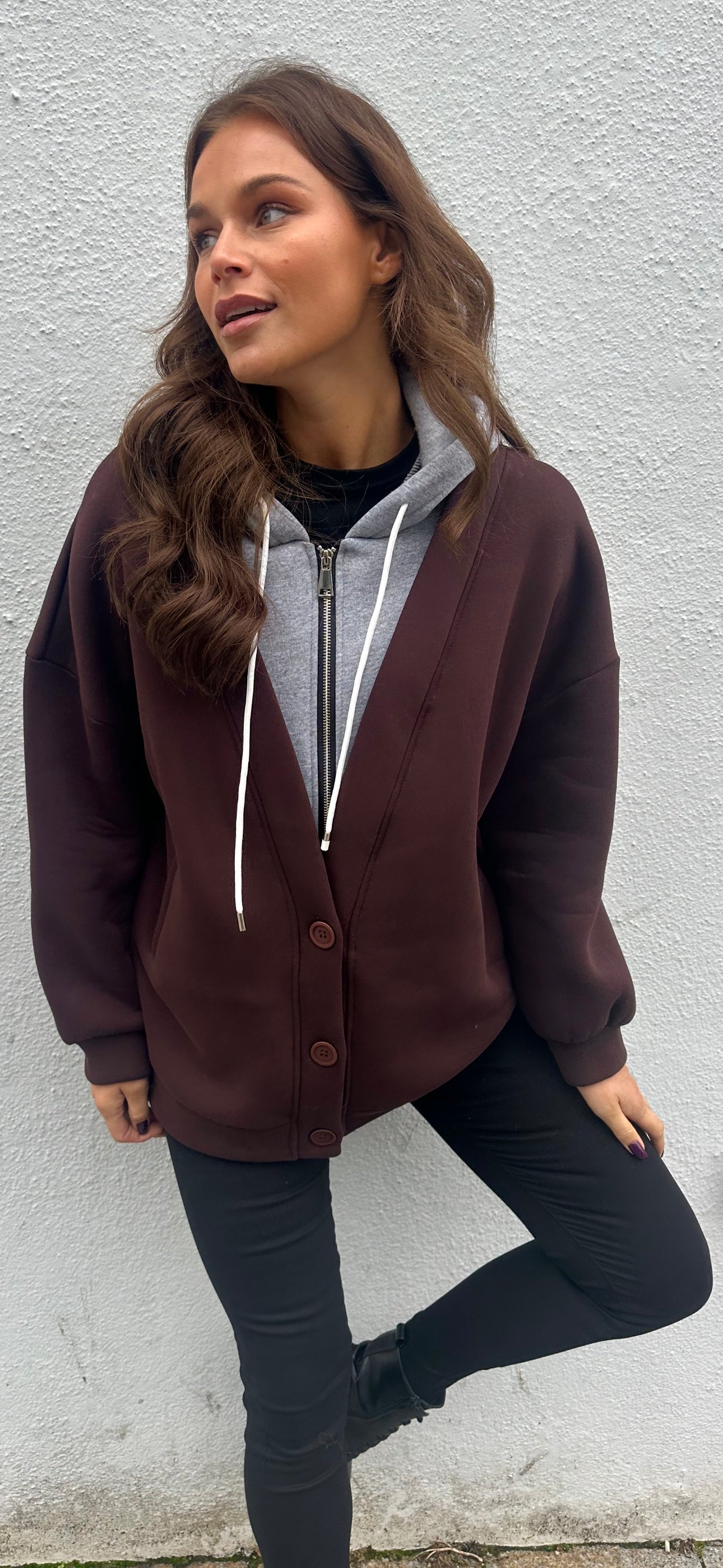 Brown Hood Jacket