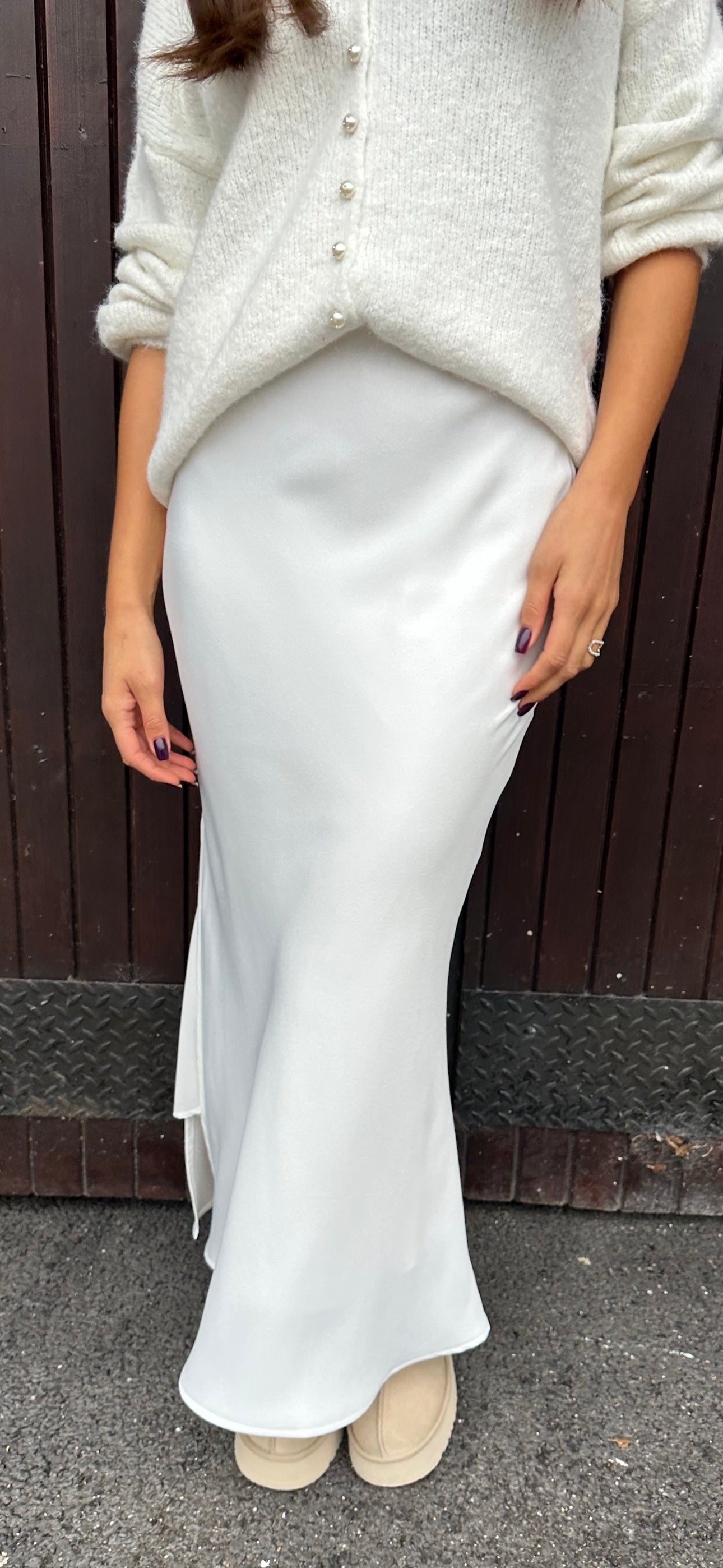 White Maxi Skirt