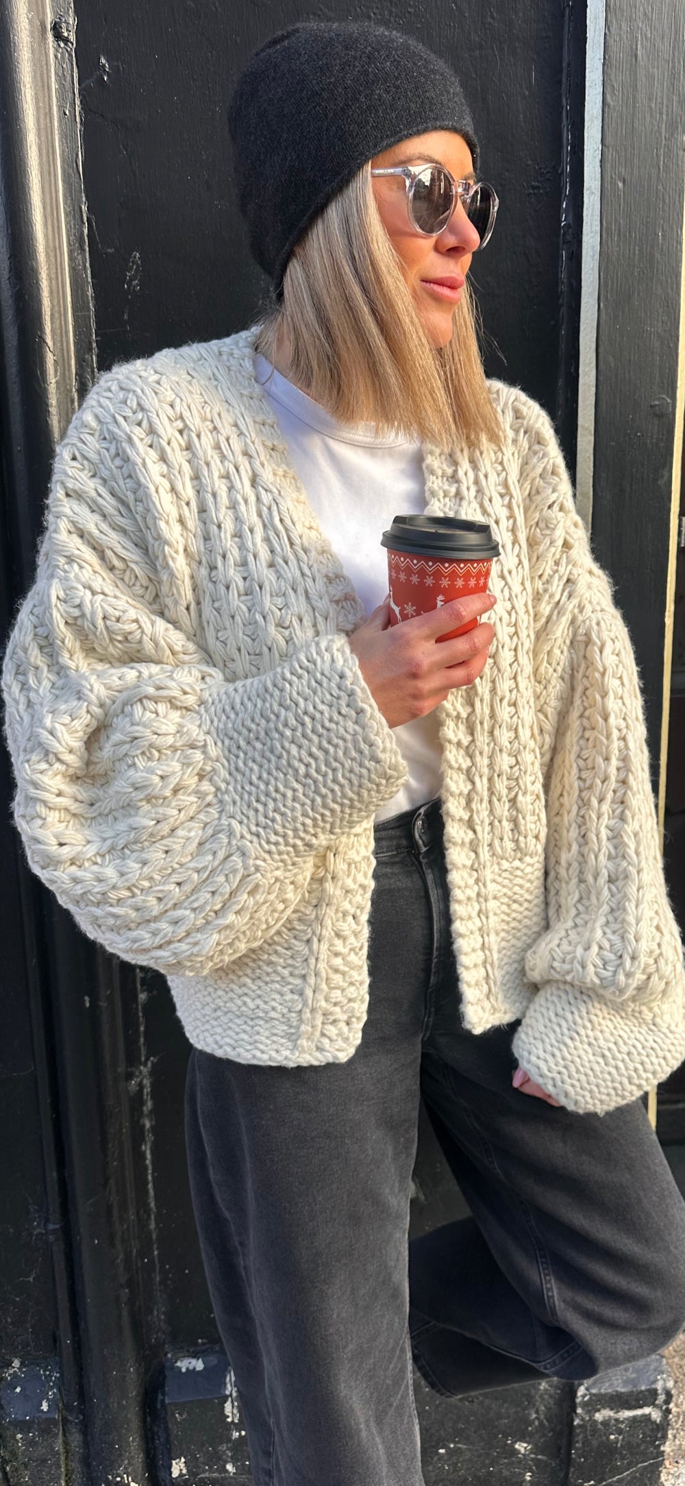 Cream Hand Knit