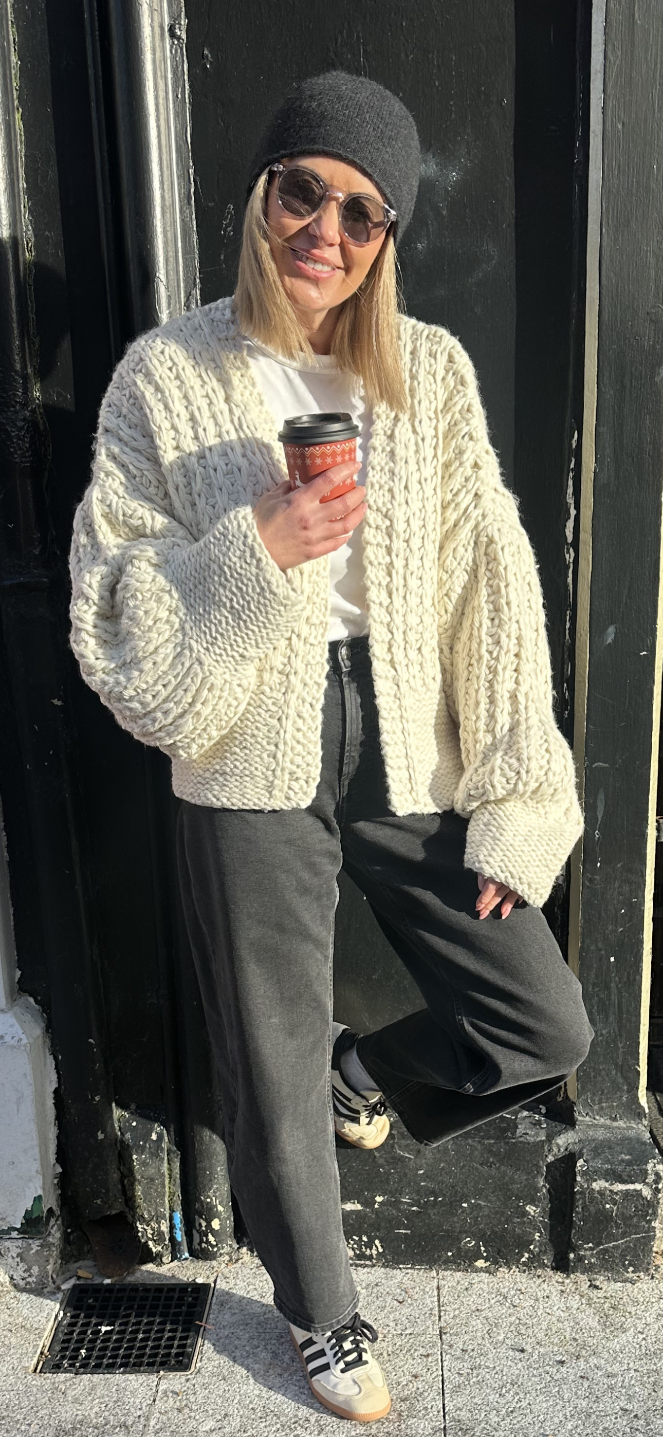 Cream Hand Knit