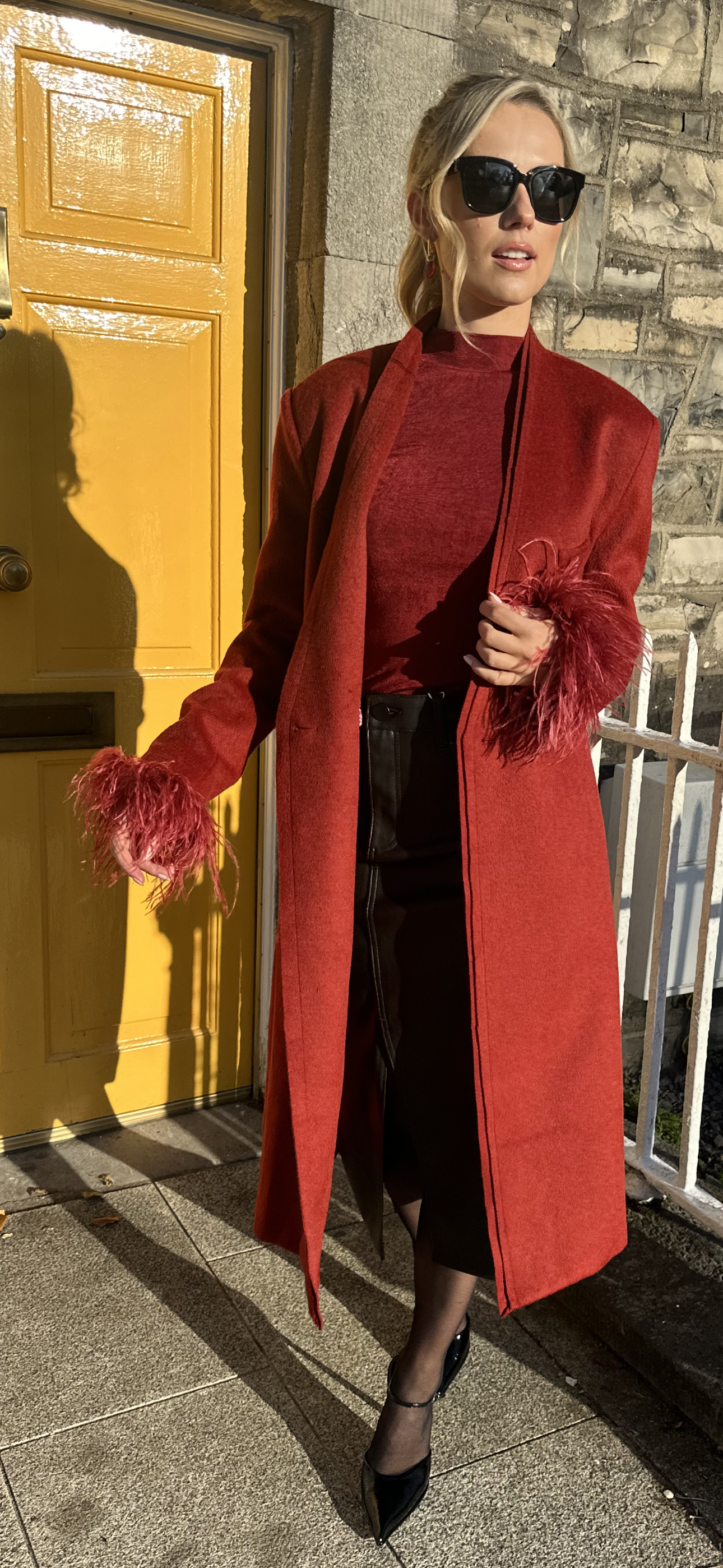 Burgundy Coat