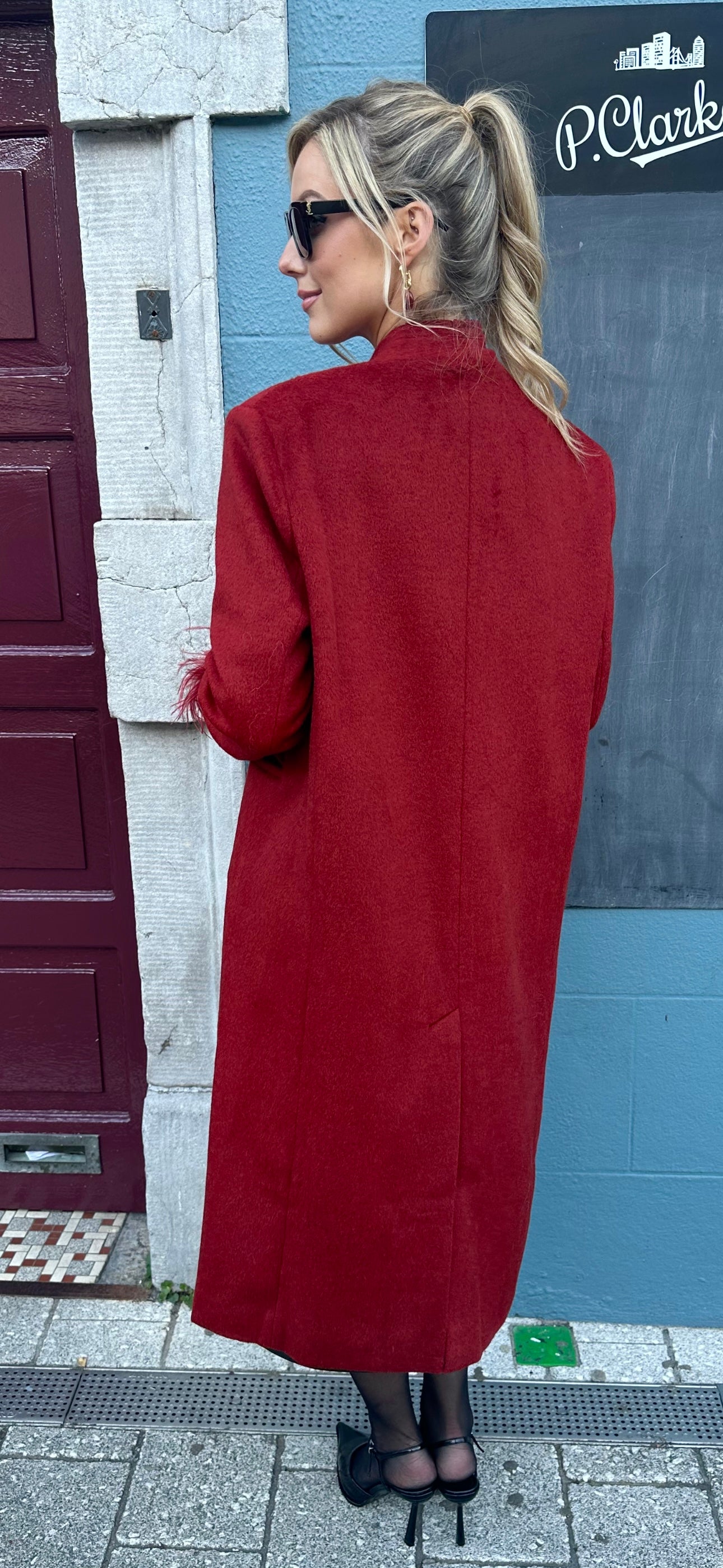 Burgundy Coat